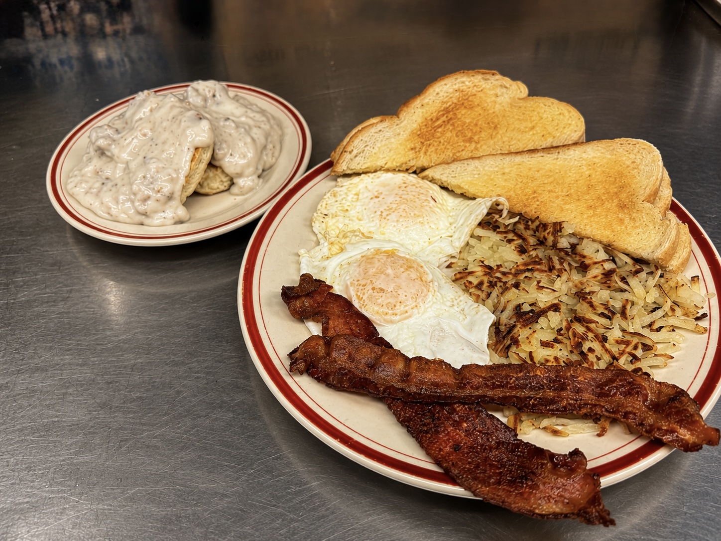 Breakfast favorites from the Mesa East Bowl snack bar