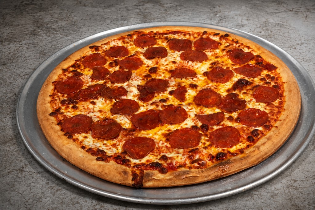 Pizza from the Mesa East Bowl snack bar